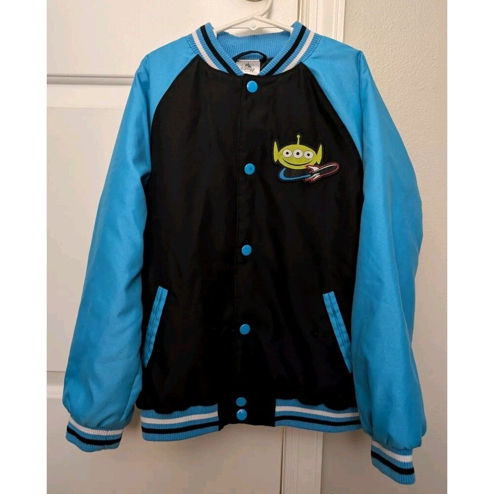 Disney Pixar's Toy Story Bomber Jacket Coat Aliens "Infinity & Beyond" Size 7/8